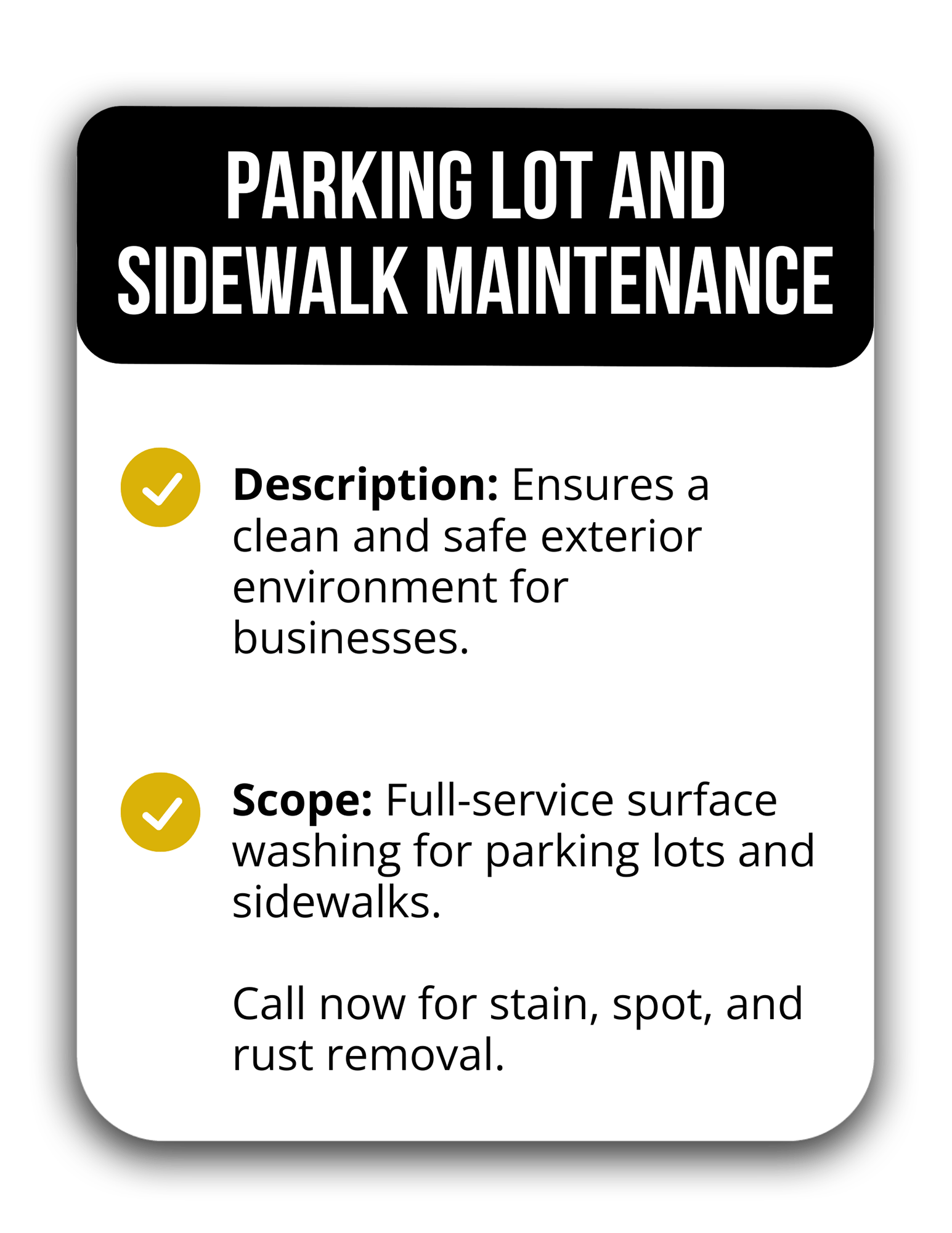 knights errant parking lot and sidewalk maintenance 1