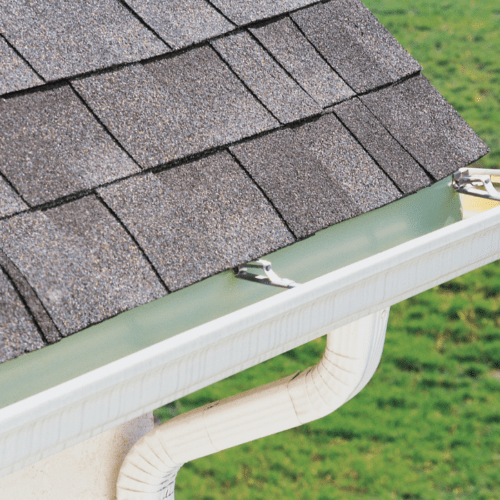 gutter interior cleaning